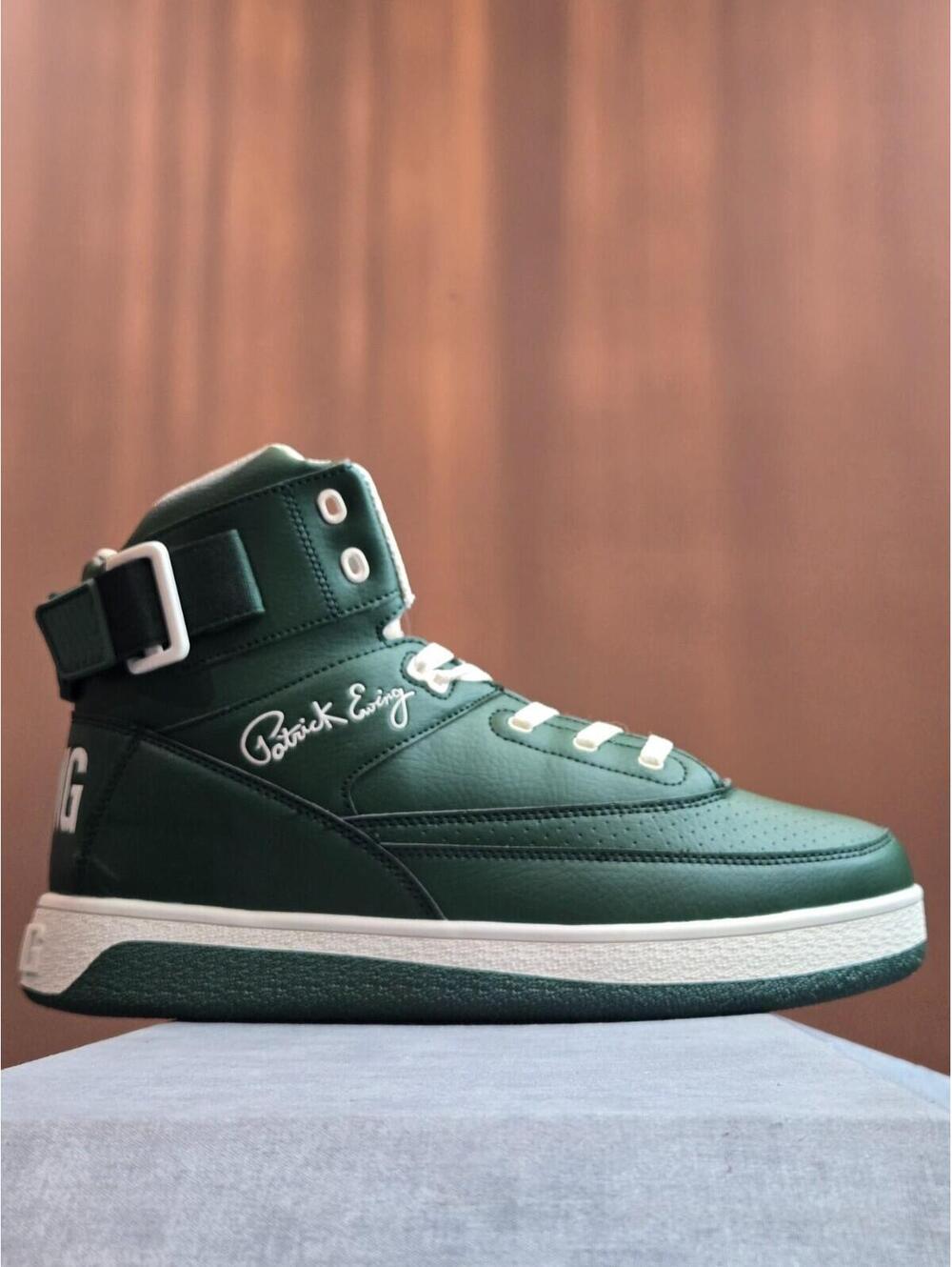 Patrick Ewing 33 Orion Strap Rebound Green Cream 1RBE003-989 Size 12M